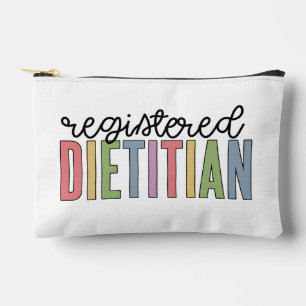 Personalised Registered Dietician Multicolored RD Accessory Pouch