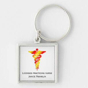 Personalised: Registered Nurse Keychain