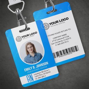 Personalised Registered Nurse RN Photo ID Badge