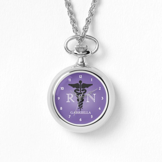 Personalised Registered Nurse Watch (Front)