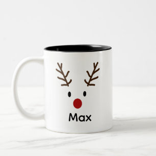 Personalised Reindeer Mug