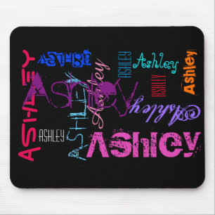 Personalised repeating name 6 letters Mousepad