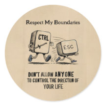 Personalised Respect My Boundaries Motivational 