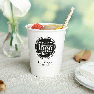 Personalised Restaurant Logo Paper Cup