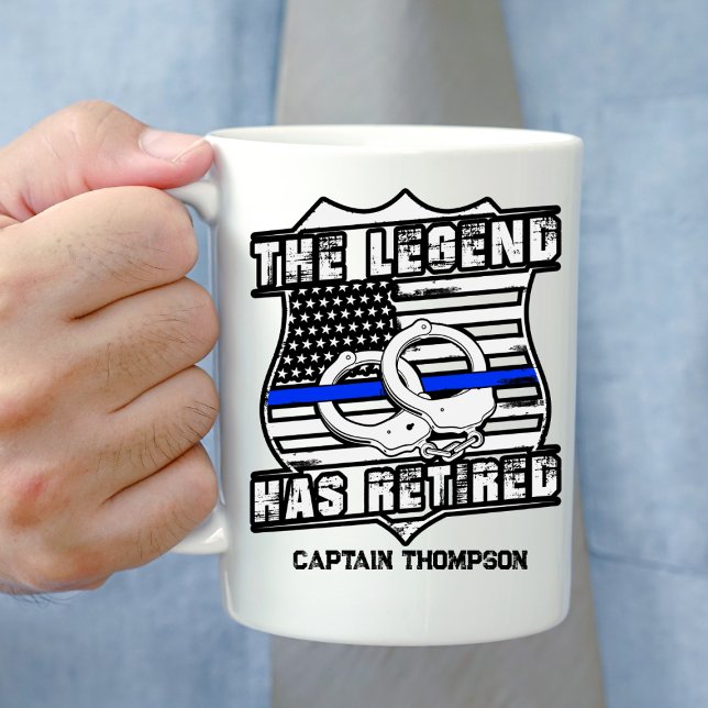 Personalised Retired Police Officer Coffee Mug (Creator Uploaded)