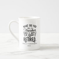 Personalised Retired Teacher School Principal