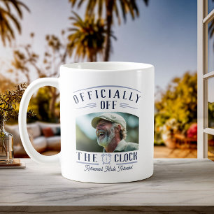 Personalised Retiree Party Favour Retirement Photo Coffee Mug
