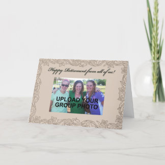 Personalised Retirement Card