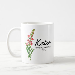 Personalised retirement gifts for women,retirement coffee mug