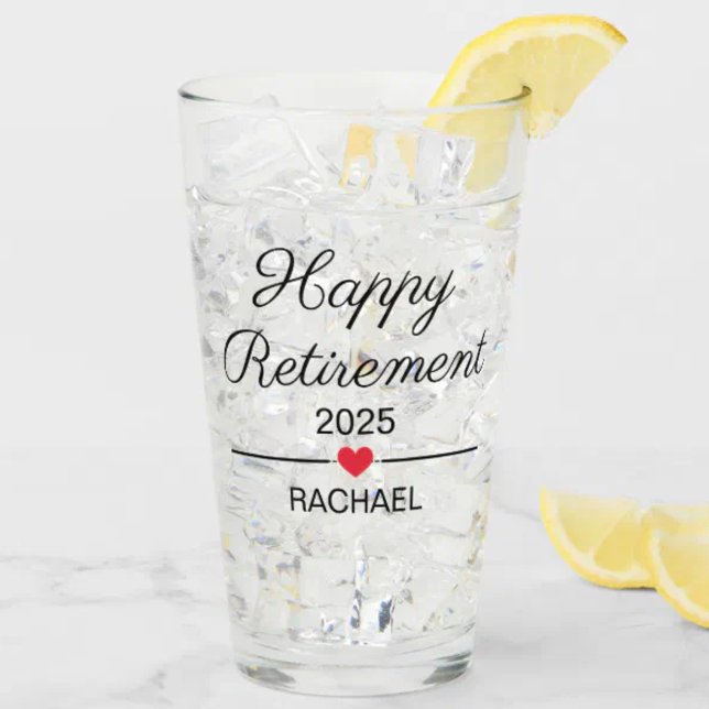 Personalised Retirement Glass (Creator Uploaded)