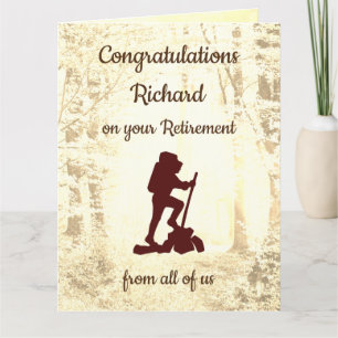 Personalised Retirement Greeting Card