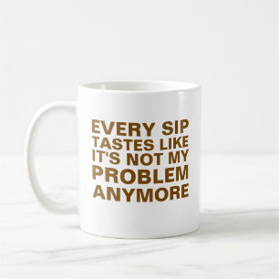 Personalised Retirement Mug, Every Sip Tastes Like Coffee Mug