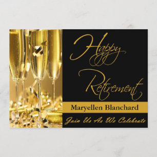 Personalised Retirement Party Invitation