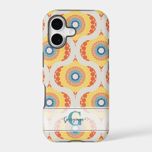 Personalised Retro Aegean Summer Radiant Mandala