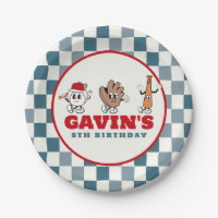 Personalised Retro Baseball Birthday Party