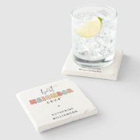 Personalised Retro Best Neighbour Ever Cute