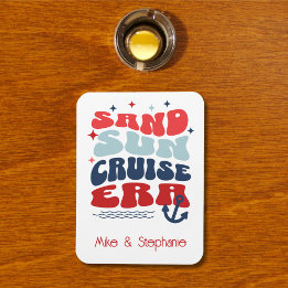 Personalised Retro Cruise Family Name Magnet