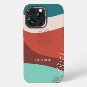 Personalised Retro Dad Birthday Name Monogram iPhone 13 Pro Case
