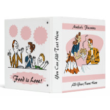 Personalised  Retro Family Recipe Binder