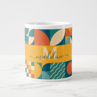 Personalised Retro Geometric Colourful
