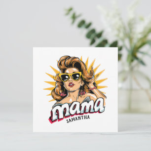 Personalised Retro  Mama Pop Art 1