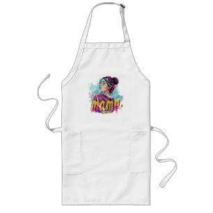 Personalised Retro  Mama Pop Art (13) Long Apron