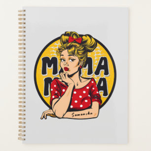 Personalised Retro Mama Pop Art (4) Planner