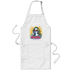 Personalised Retro  Mama Pop Art (5) Long Apron