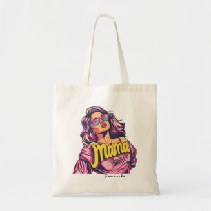 Personalised Retro Mama Pop Art (6) Tote Bag
