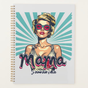 Personalised Retro Mama Pop Art (7) Planner