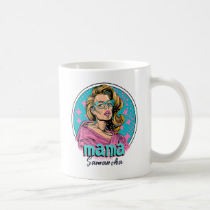 Personalised Retro Mama Pop Art (8) Coffee Mug