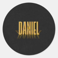 Personalised Retro Movie Poster Daniel Gold