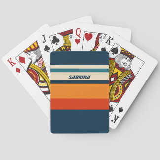 Personalised Retro  Playing Cards