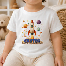 Personalised Retro Rocket Toddler