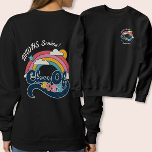 Personalised Retro Senior Class of 2025 Sweatshirt