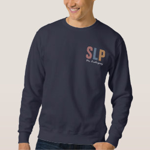 Personalised Retro SLP Speech Pathologist Sweatshirt