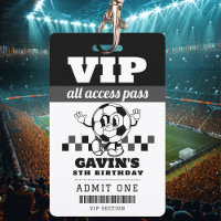 Personalised Retro Soccer Birthday Party Favour MV