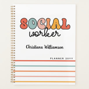 Personalised Retro Social Worker Planner