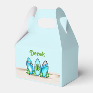 Personalised Retro Surfboards Favour Box