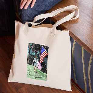 Personalised Retro Travel Poster Large Tote Bag