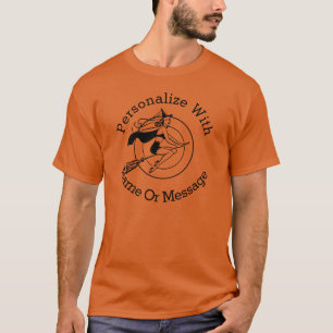 Personalised Retro Witch Graphic T-Shirt