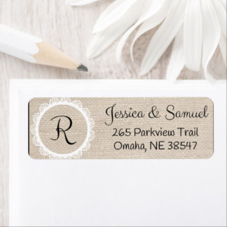 Personalised Return Address Label