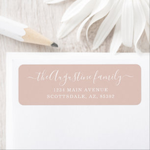 Personalised Return Address Labels