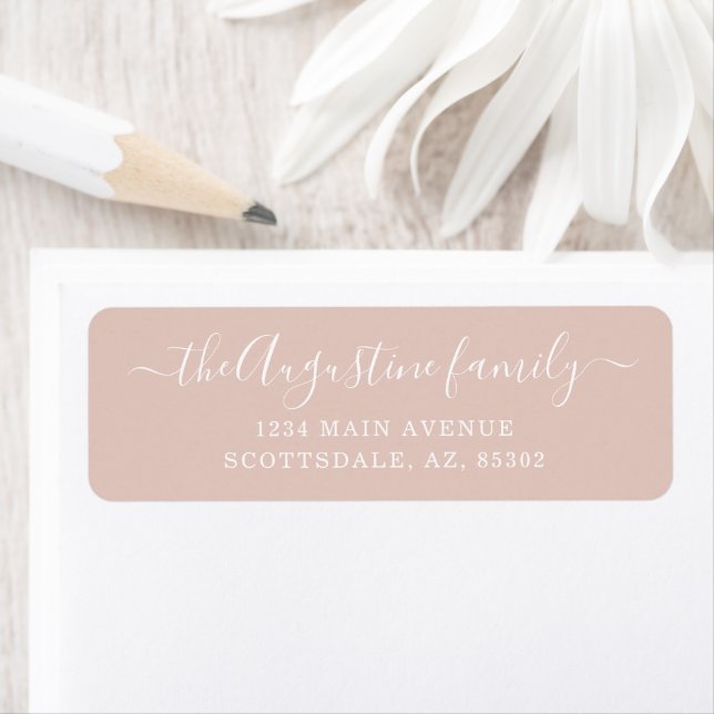 Personalised Return Address Labels (Insitu)