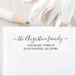 Personalised Return Address Labels<br><div class="desc">Elegant personalised return address labels for your invitation envelopes.</div>