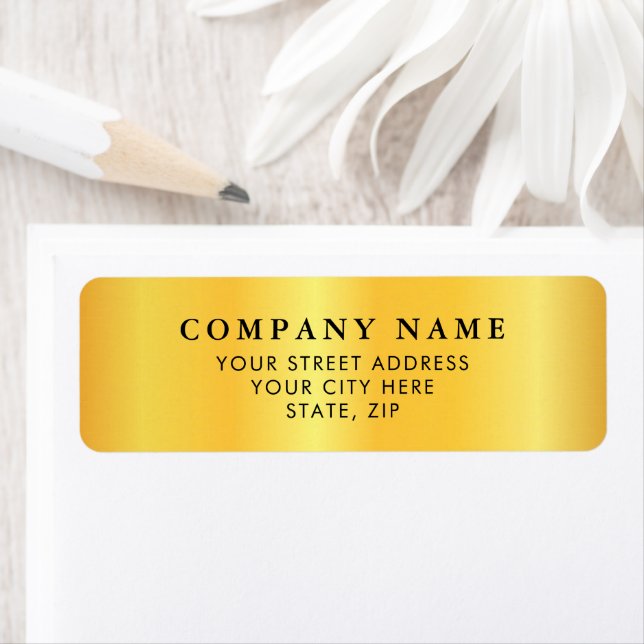 Personalised Return Address Labels - Add Your Text (Insitu)