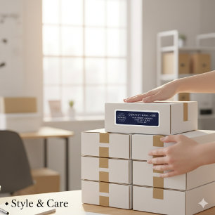 Personalised Return Address Labels - Add Your Text