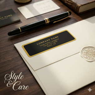 Personalised Return Address Labels - Add Your Text