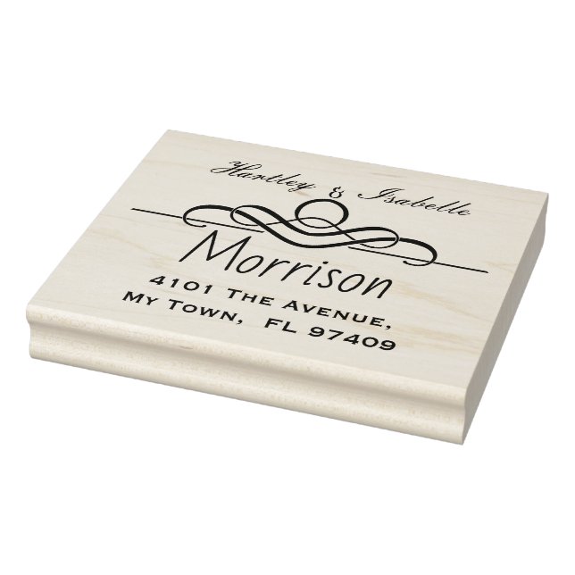 Personalised Return Address Rubber Stamp (Stamp)