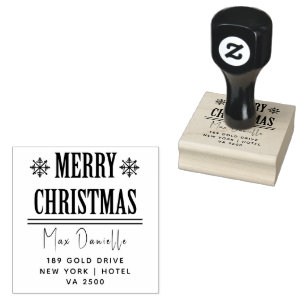 Personalised Return Address Rubber Stamp 